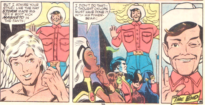 Big Tex in an X-Men comic. 