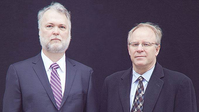 Waco Murders lawyers, Rob Owen and Raoul Schonemann, who tried to stop the execution. 