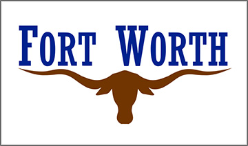 Fort Worth flag. 