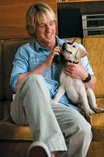 Owen Wilson and Marley and Me
