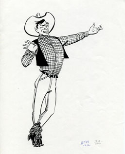 Big Tex sketch. 