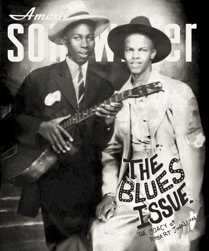 Bluesman Robert Johnson on the Blues Issue.