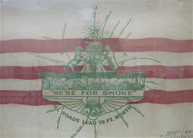 Old Fort Worth flag. 